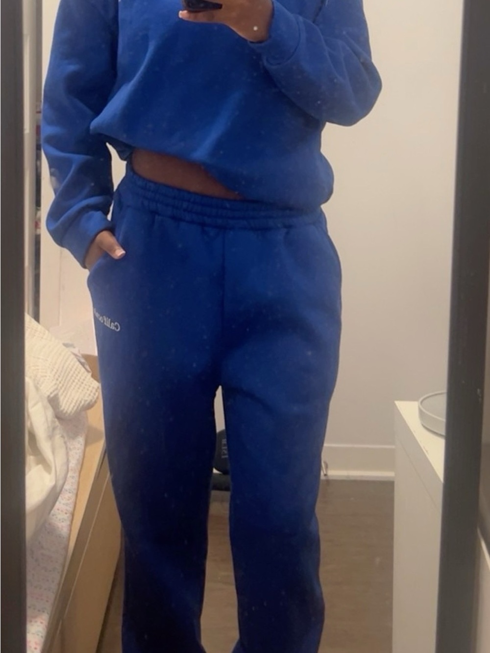Calvin Klein Kids Royal Blue Fleece Joggers